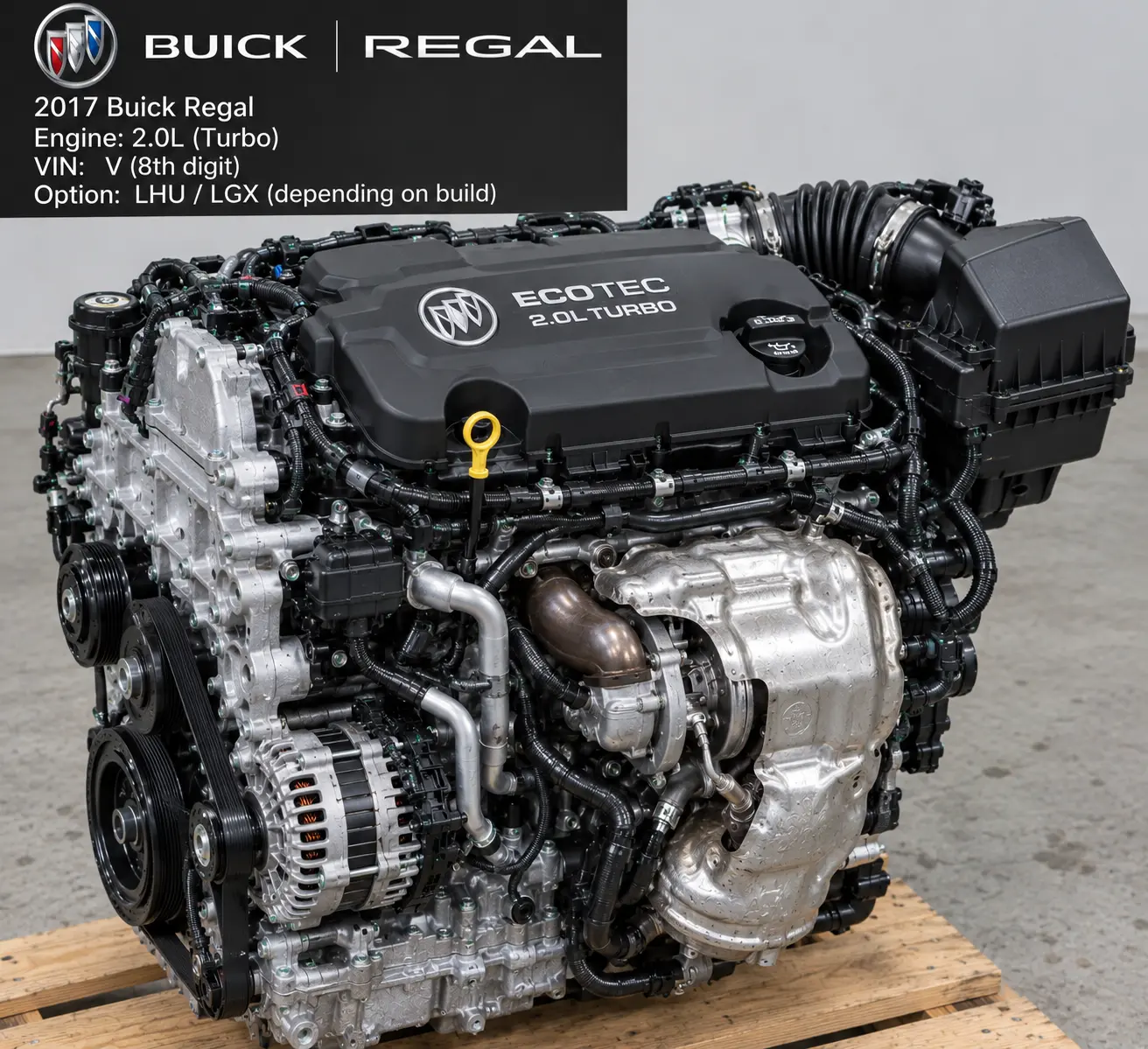 2017 Buick Regal Engine 2.0L LTG FWD VIN X | 124,950 Miles