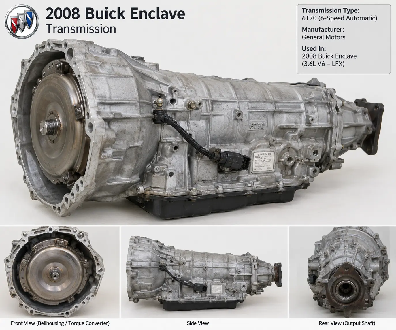 2008 Buick Enclave Transmission AT, AWD 132,000 Miles