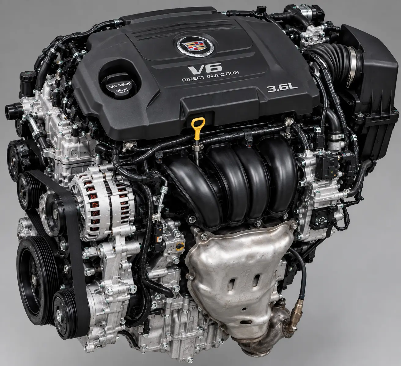 2013 Cadillac ATS Engine 3.6L (VIN 3, 8th digit, opt LFX), California emissions, opt NU5, RWD 110,271 Miles