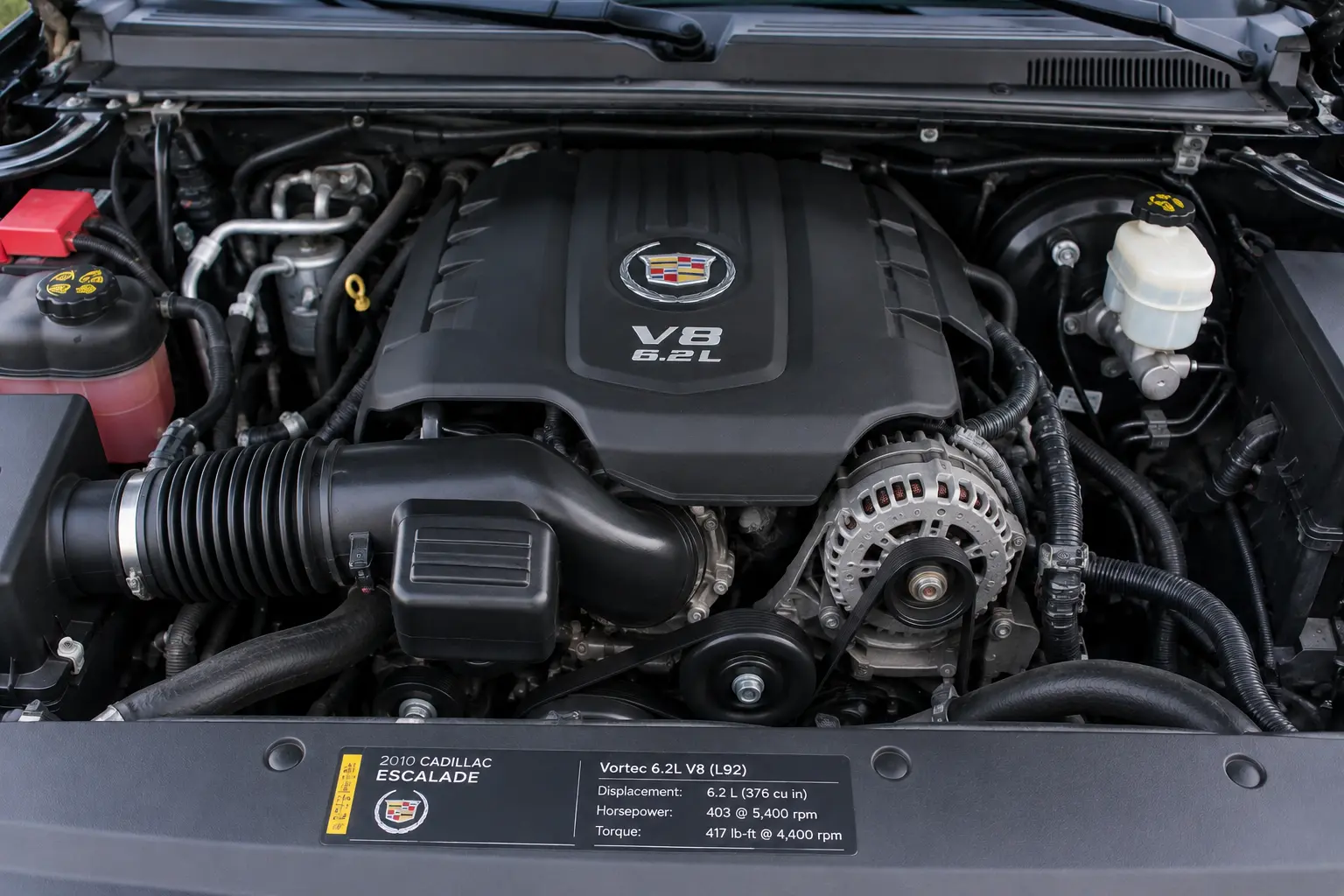2010 Cadillac Escalade Engine 6.2L (VIN F, 8th digit, opt L94) 119,000 Miles